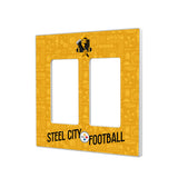 Pittsburgh Steelers Deco Hidden-Screw Light Switch Plate