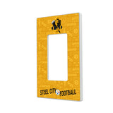 Pittsburgh Steelers Deco Hidden-Screw Light Switch Plate