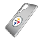 Pittsburgh Steelers Linen Clear Phone Case for Samsung Galaxy