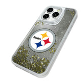 Pittsburgh Steelers Linen Glitter Phone Case for Apple iPhone