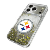 Pittsburgh Steelers Linen Glitter Phone Case for Apple iPhone