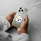 Pittsburgh Steelers Linen Glitter Phone Case for Apple iPhone
