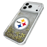 Pittsburgh Steelers Linen Glitter Phone Case for Apple iPhone