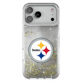 Pittsburgh Steelers Linen Glitter Phone Case for Apple iPhone