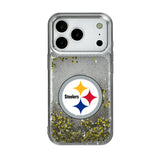 Pittsburgh Steelers Linen Glitter Phone Case for Apple iPhone