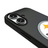 Pittsburgh Steelers Linen MagSafe Compatible Phone Case for Apple iPhone