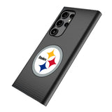 Pittsburgh Steelers Linen MagSafe Compatible Phone Case for Samsung Galaxy