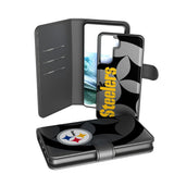 Pittsburgh Steelers Monocolor Tilt Wallet Phone Case for Samsung Galaxy