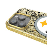 Pittsburgh Steelers Paisley Bling Phone Case for Apple iPhone