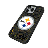 Pittsburgh Steelers Paisley MagSafe Compatible Phone Case for Apple iPhone