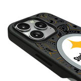 Pittsburgh Steelers Paisley MagSafe Compatible Phone Case for Apple iPhone