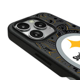 Pittsburgh Steelers Paisley MagSafe Compatible Phone Case for Apple iPhone