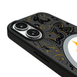 Pittsburgh Steelers Paisley MagSafe Compatible Phone Case for Apple iPhone