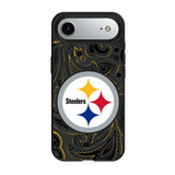 Pittsburgh Steelers Paisley MagSafe Compatible Phone Case for Apple iPhone