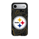 Pittsburgh Steelers Paisley MagSafe Compatible Phone Case for Apple iPhone