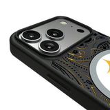 Pittsburgh Steelers Paisley MagSafe Compatible Phone Case for Apple iPhone