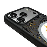 Pittsburgh Steelers Paisley MagSafe Compatible Phone Case for Apple iPhone