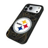 Pittsburgh Steelers Paisley MagSafe Compatible Phone Case for Apple iPhone