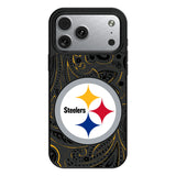 Pittsburgh Steelers Paisley MagSafe Compatible Phone Case for Apple iPhone