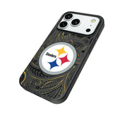 Pittsburgh Steelers Paisley MagSafe Compatible Phone Case for Apple iPhone