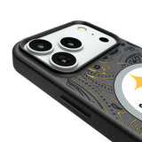 Pittsburgh Steelers Paisley MagSafe Compatible Phone Case for Apple iPhone
