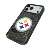 Pittsburgh Steelers Paisley MagSafe Compatible Phone Case for Apple iPhone