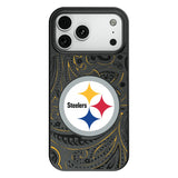 Pittsburgh Steelers Paisley MagSafe Compatible Phone Case for Apple iPhone
