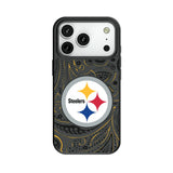Pittsburgh Steelers Paisley MagSafe Compatible Phone Case for Apple iPhone