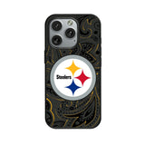 Pittsburgh Steelers Paisley MagSafe Compatible Phone Case for Apple iPhone
