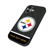 Pittsburgh Steelers Personalized EndZone Plus Bump Phone Case for Apple iPhone