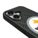 Pittsburgh Steelers Personalized EndZone Plus Bump Phone Case for Apple iPhone