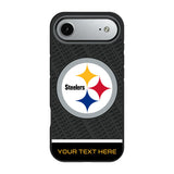 Pittsburgh Steelers Personalized EndZone Plus Bump Phone Case for Apple iPhone