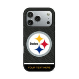 Pittsburgh Steelers Personalized EndZone Plus Bump Phone Case for Apple iPhone