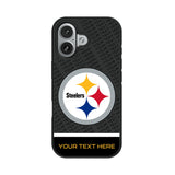 Pittsburgh Steelers Personalized EndZone Plus Bump Phone Case for Apple iPhone