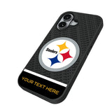 Pittsburgh Steelers Personalized EndZone Plus Bump Phone Case for Apple iPhone