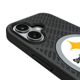 Pittsburgh Steelers Personalized EndZone Plus Bump Phone Case for Apple iPhone
