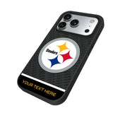 Pittsburgh Steelers Personalized EndZone Plus Bump Phone Case for Apple iPhone
