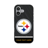Pittsburgh Steelers Personalized EndZone Plus Bump Phone Case for Apple iPhone