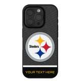 Pittsburgh Steelers Personalized EndZone Plus Bump Phone Case for Apple iPhone