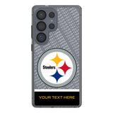Pittsburgh Steelers Personalized EndZone Plus Clear Phone Case for Samsung Galaxy