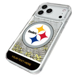 Pittsburgh Steelers Personalized EndZone Plus Glitter Phone Case for Apple iPhone