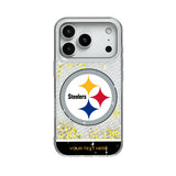 Pittsburgh Steelers Personalized EndZone Plus Glitter Phone Case for Apple iPhone