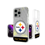 Pittsburgh Steelers Personalized EndZone Plus Glitter Phone Case for Apple iPhone