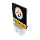 Pittsburgh Steelers Personalized Endzone Solid Night Light 2-Pack
