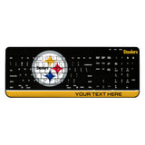 Pittsburgh Steelers Personalized Endzone Solid Wireless USB Keyboard