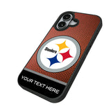 Pittsburgh Steelers Personalized Football Bump Phone Case for Apple iPhone