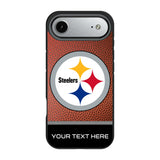 Pittsburgh Steelers Personalized Football Bump Phone Case for Apple iPhone