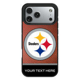 Pittsburgh Steelers Personalized Football Bump Phone Case for Apple iPhone