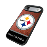 Pittsburgh Steelers Personalized Football Bump Phone Case for Apple iPhone