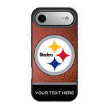 Pittsburgh Steelers Personalized Football Bump Phone Case for Apple iPhone